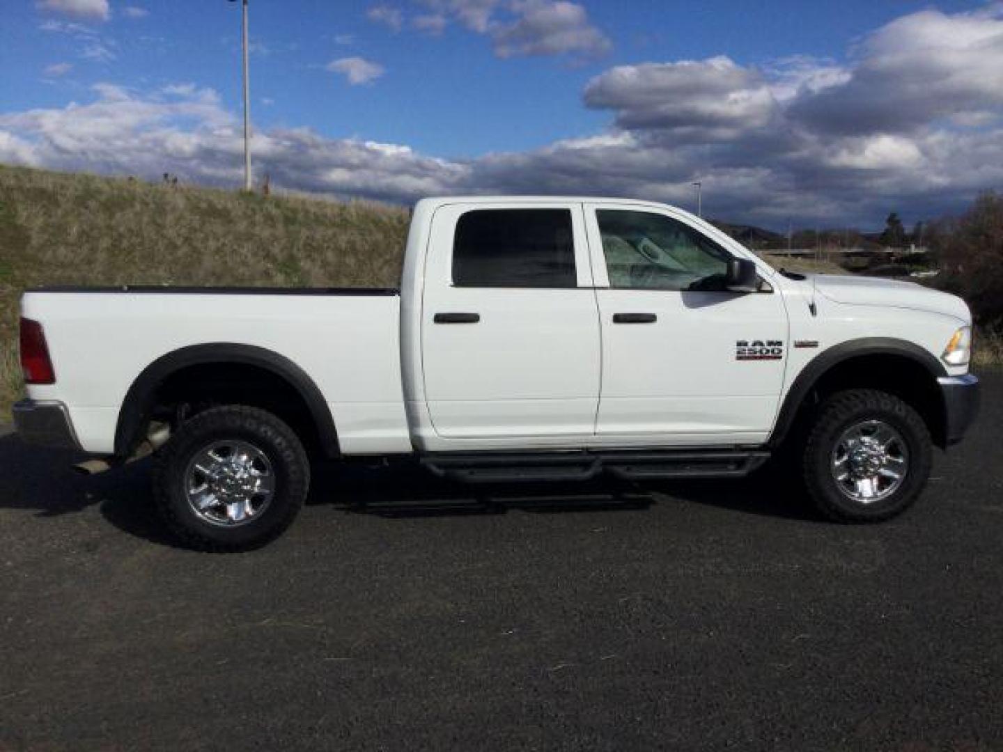 2018 Bright White Clear Coat /Gray Vinyl RAM 2500 Tradesman Crew Cab SWB 4WD (3C6TR5CT8JG) with an 5.7L V8 OHV 16V engine, 6-Speed Automatic transmission, located at 1801 Main Street, Lewiston, 83501, (208) 743-9371, 46.417065, -117.004799 - Photo#14