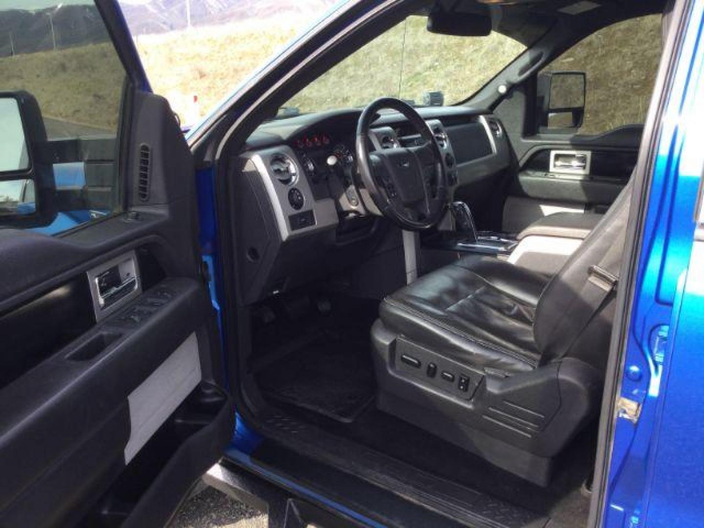 2012 Blue Flame Metallic /Black Leather Interior Ford F-150 FX4 SuperCrew 5.5-ft. Bed 4WD (1FTFW1EF9CF) with an 5.0L V8 engine, 6-Speed Automatic transmission, located at 1801 Main Street, Lewiston, 83501, (208) 743-9371, 46.417065, -117.004799 - Photo#3