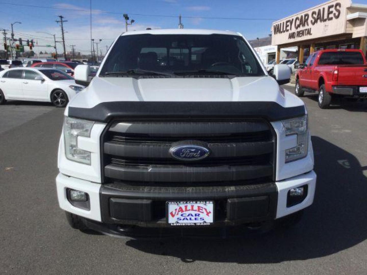 2015 Oxford White /black leather Ford F-150 Lariat SuperCrew 6.5-ft. Bed 4WD (1FTFW1EG7FF) with an 3.5 V6 engine, 6-Speed Automatic transmission, located at 1801 Main Street, Lewiston, 83501, (208) 743-9371, 46.417065, -117.004799 - Photo#8