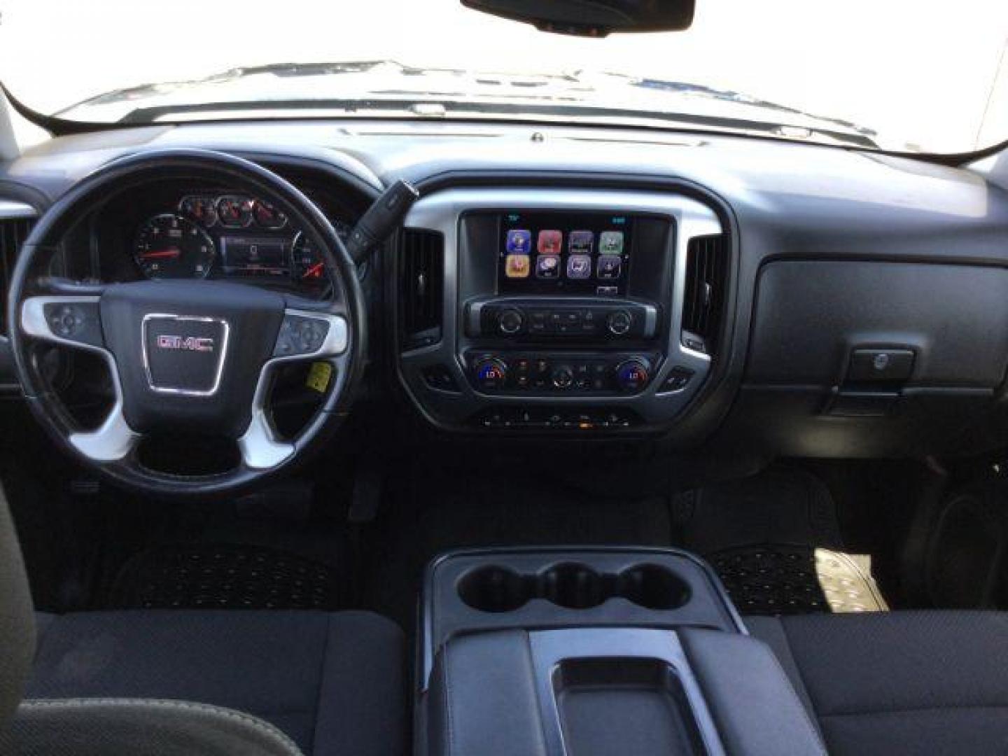 2017 Onyx Black /Dark Ash Seats w/Jet Black Interior Accents, cloth GMC Sierra 1500 SLE Crew Cab Short Box 4WD (3GTU2MEC1HG) with an 5.3L V8 OHV 16V engine, 6-Speed Automatic transmission, located at 1801 Main Street, Lewiston, 83501, (208) 743-9371, 46.417065, -117.004799 - Photo#6