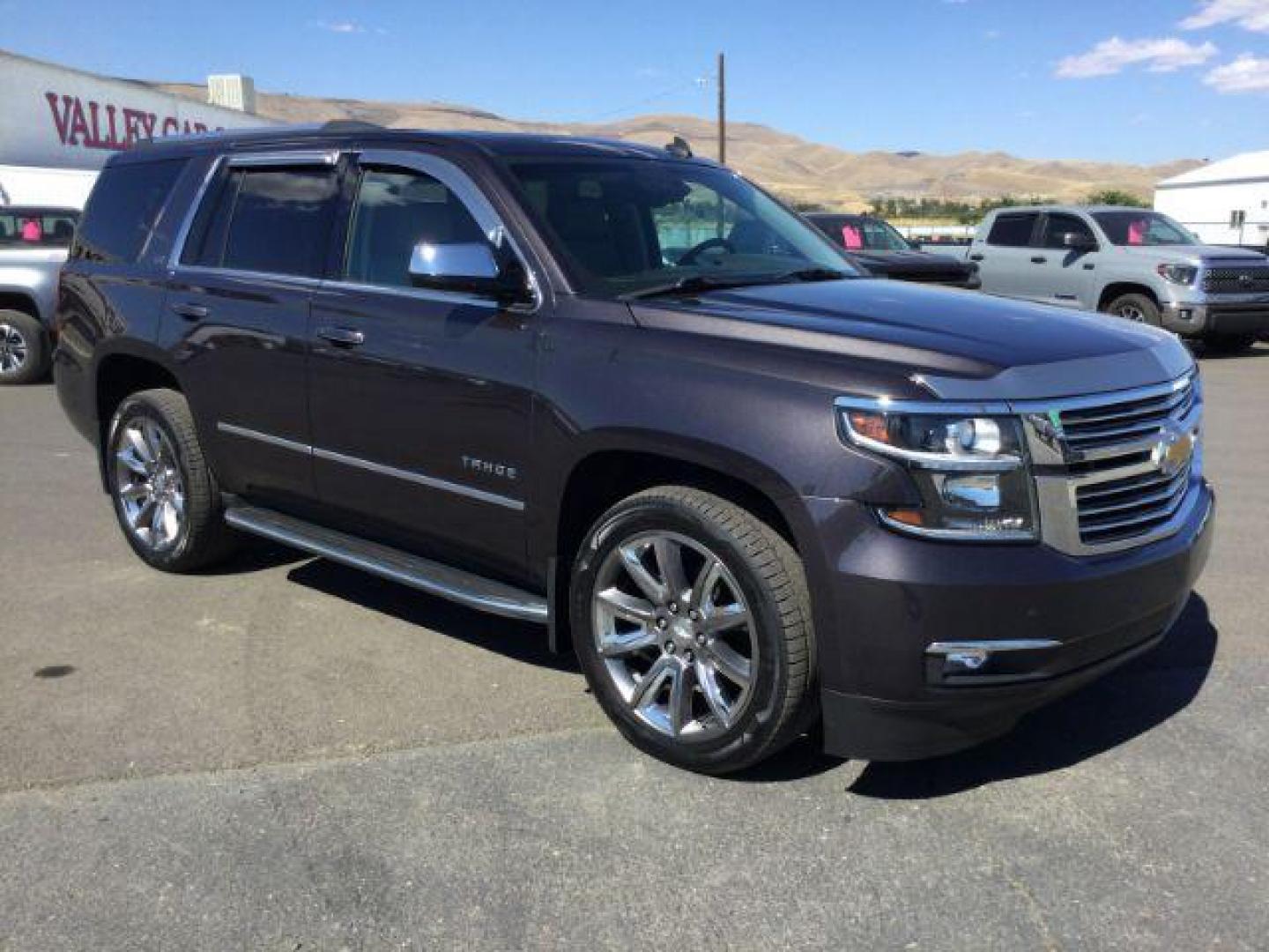 2015 GRAY /Medium Brown Leather Chevrolet Tahoe LTZ 4WD (1GNSKCKC8FR) with an 5.3L V8 OHV 16V engine, 6-Speed Automatic transmission, located at 1801 Main Street, Lewiston, 83501, (208) 743-9371, 46.417065, -117.004799 - Photo#13