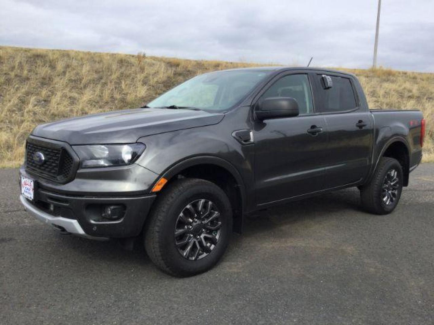 2019 Magnetic Metallic /Ebony, premium cloth Ford Ranger XLT SuperCrew 4WD (1FTER4FH7KL) with an 2.3L L4 DOHC 16V engine, 10-Speed Automatic transmission, located at 1801 Main Street, Lewiston, 83501, (208) 743-9371, 46.417065, -117.004799 - Photo#0