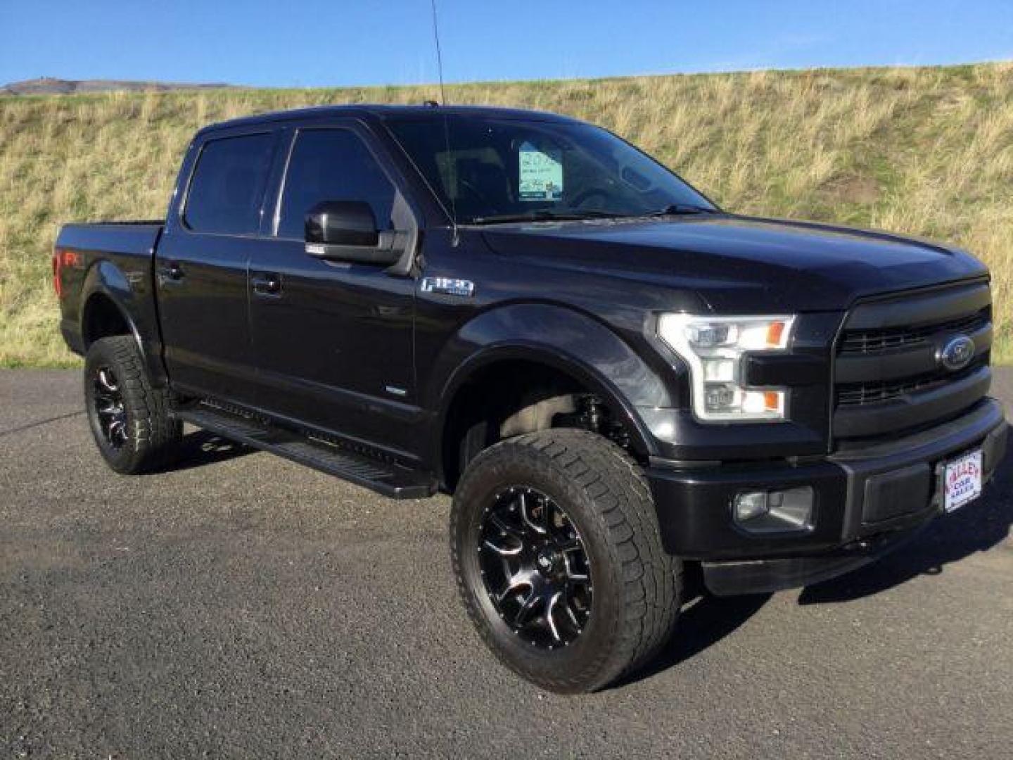 2015 Tuxedo Black Metallic /BLACK LEATHER Ford F-150 Lariat SuperCrew 5.5-ft. Bed 4WD (1FTEW1EG7FK) with an 3.5L V6 TURBO engine, 6-Speed Automatic transmission, located at 1801 Main Street, Lewiston, 83501, (208) 743-9371, 46.417065, -117.004799 - Photo#10