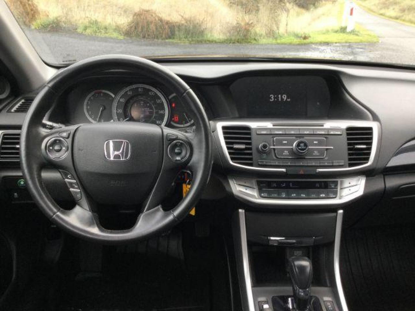 2013 Crystal Black Pearl /Black Cloth Interior Honda Accord Sport Sedan CVT (1HGCR2F53DA) with an 2.4L L4 DOHC 16V engine, Continuously Variable Transmission transmission, located at 1801 Main Street, Lewiston, 83501, (208) 743-9371, 46.417065, -117.004799 - Photo#9