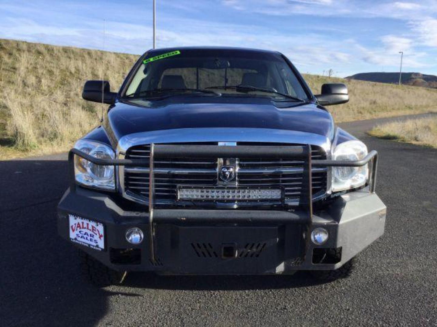 2008 Blue/Gold /Khaki Leather Dodge Ram 3500 Laramie Quad Cab 4WD (3D7MX38A68G) with an 6.7L L6 OHV 24V TURBO DIESEL engine, 6-Speed Manual Transmission transmission, located at 1801 Main Street, Lewiston, 83501, (208) 743-9371, 46.417065, -117.004799 - Photo#23