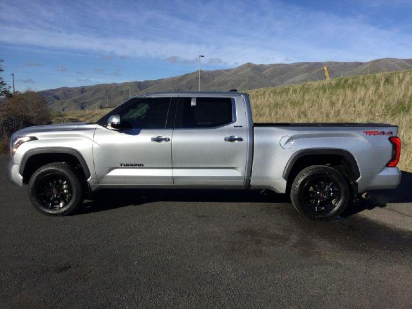 2022 Celestial Silver Metallic /Black Toyota Tundra Limited CrewMax 4WD Long Bed (5TFJA5EC8NX) with an 3.4L V6 DOHC 24V engine, 10-speed automatic transmission, located at 1801 Main Street, Lewiston, 83501, (208) 743-9371, 46.417065, -117.004799 - Photo#1