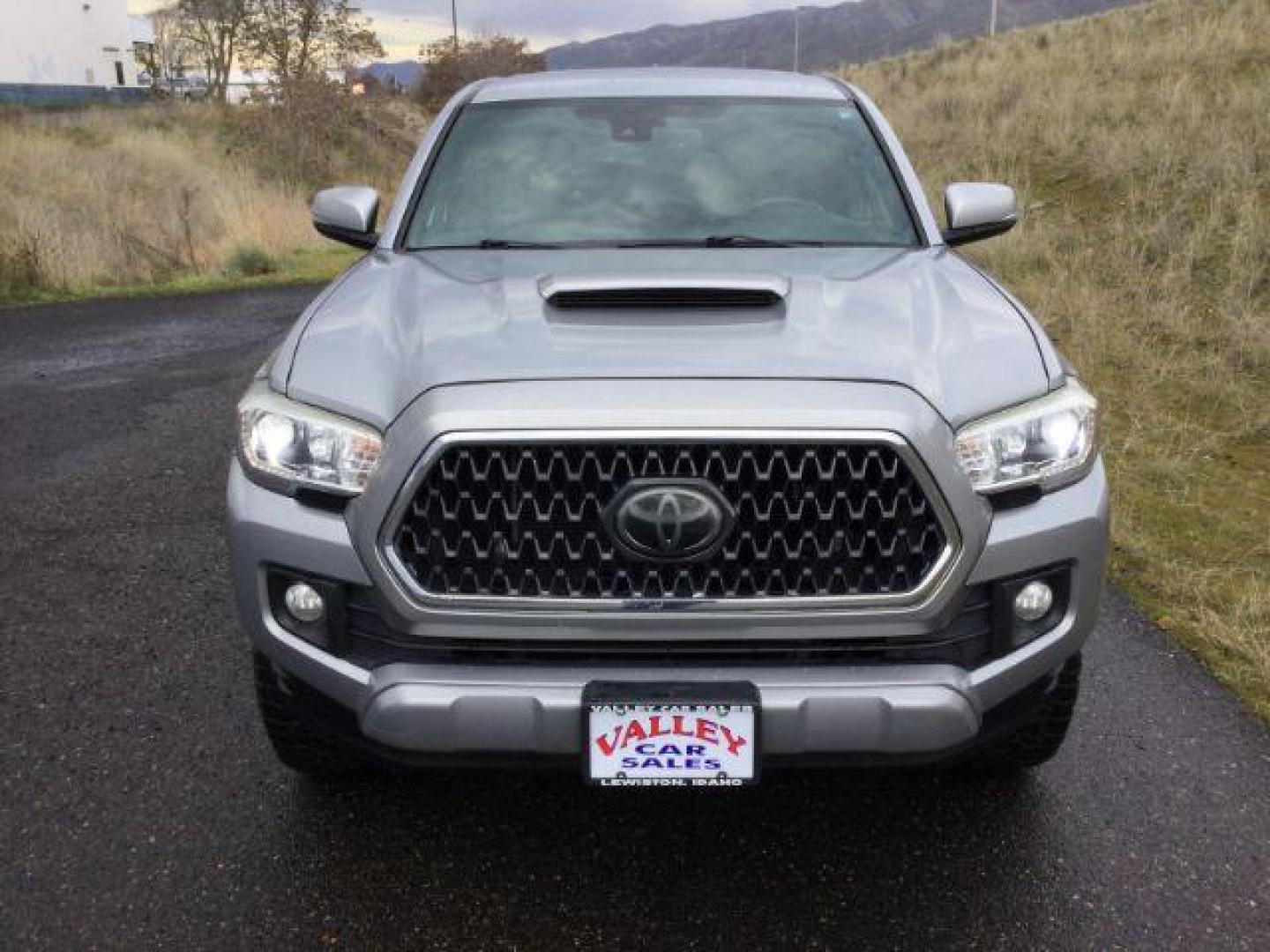 2018 Silver Sky Metallic /BLACK CLOTH Toyota Tacoma TRD Sport Double Cab V6 6AT (3TMCZ5AN1JM) with an 3.5L V6 DOHC 24V engine, 6-Speed Automatic transmission, located at 1801 Main Street, Lewiston, 83501, (208) 743-9371, 46.417065, -117.004799 - Photo#18