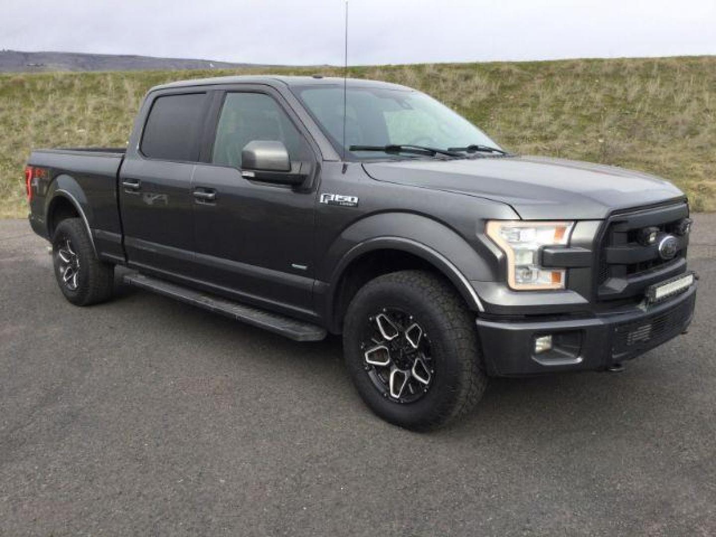 2015 Magnetic Metallic /BLACK LEATHER Ford F-150 Lariat SuperCrew 6.5-ft. Bed 4WD (1FTFW1EG6FF) with an 3.5 V6 engine, 6-Speed Automatic transmission, located at 1801 Main Street, Lewiston, 83501, (208) 743-9371, 46.417065, -117.004799 - Photo#16