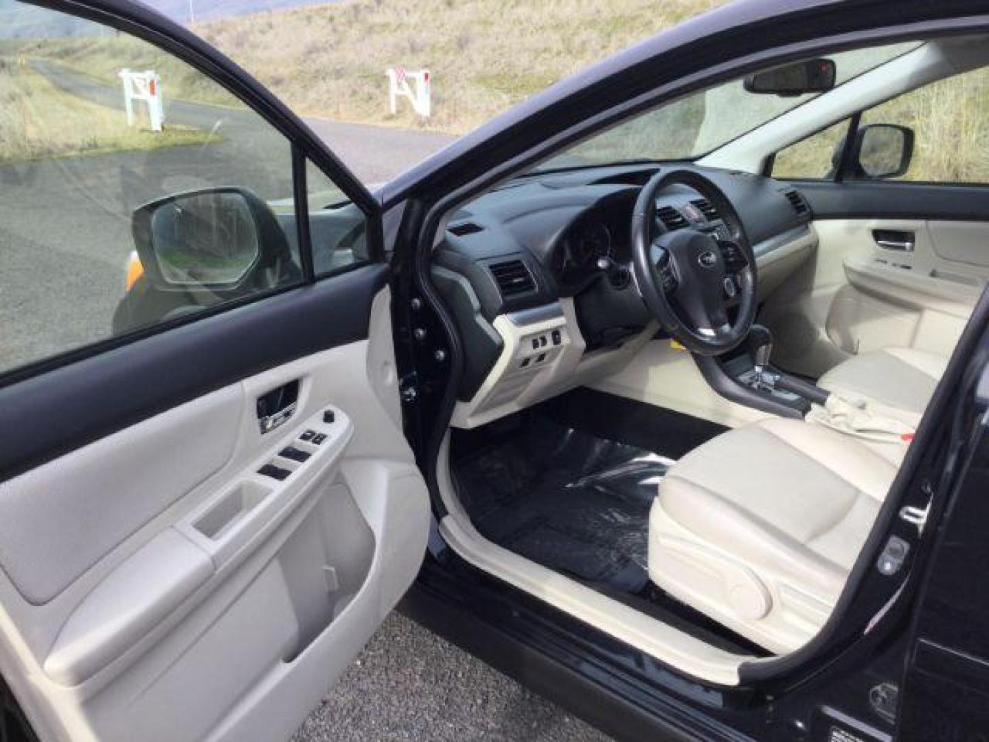 2013 Crystal Black Silica /Ivory Leather Interior Subaru XV Crosstrek 2.0 Limited (JF2GPAGC5DH) with an 2.0L L4 DOHC 16V engine, Continuously Variable Transmission transmission, located at 1801 Main Street, Lewiston, 83501, (208) 743-9371, 46.417065, -117.004799 - Photo#1