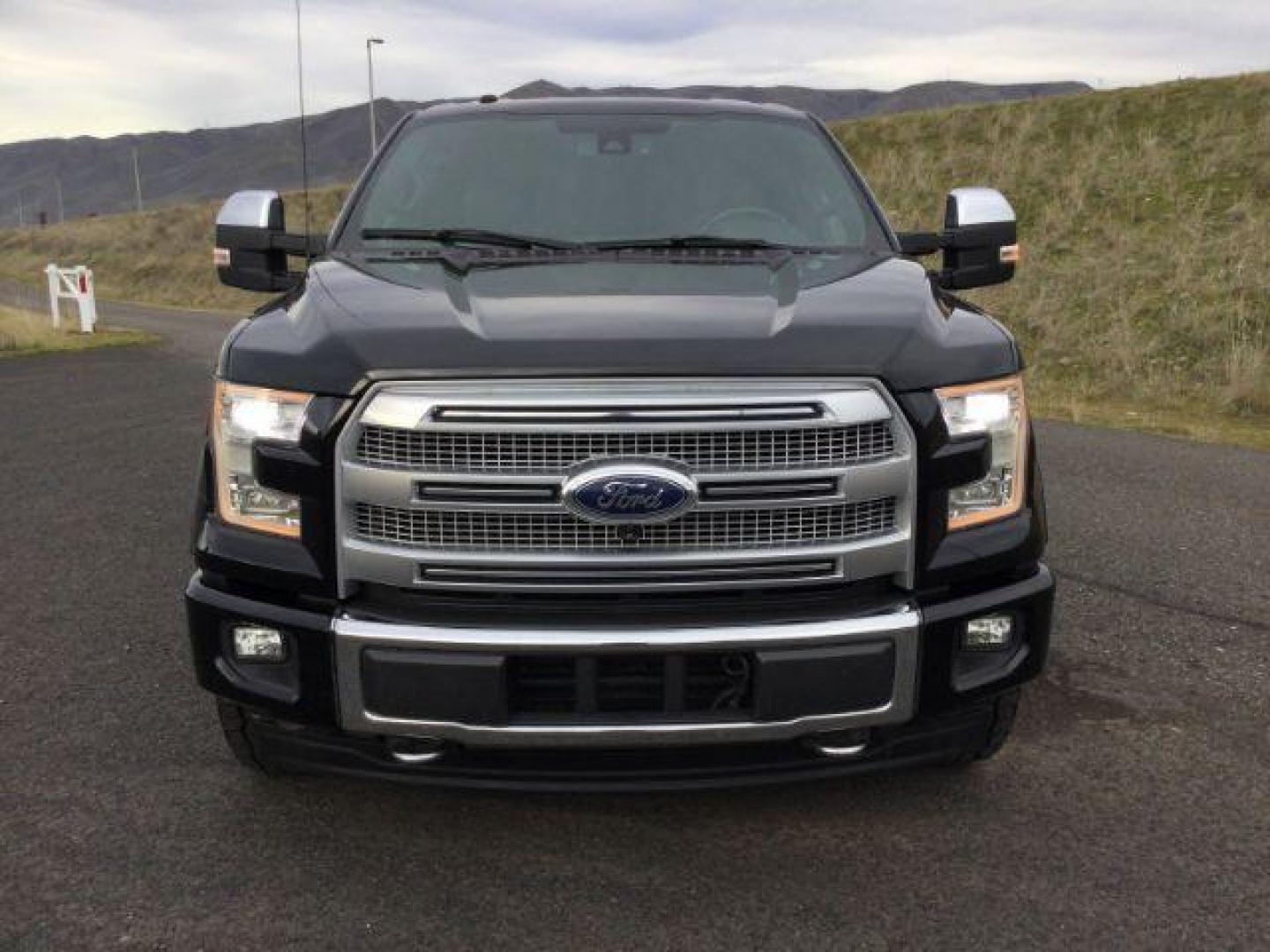 2017 Shadow Black /Black, premium leather Ford F-150 Platinum SuperCrew 6.5-ft. Bed 4WD (1FTFW1EG7HF) with an 3.5 V6 engine, 6-Speed Automatic transmission, located at 1801 Main Street, Lewiston, 83501, (208) 743-9371, 46.417065, -117.004799 - Photo#6