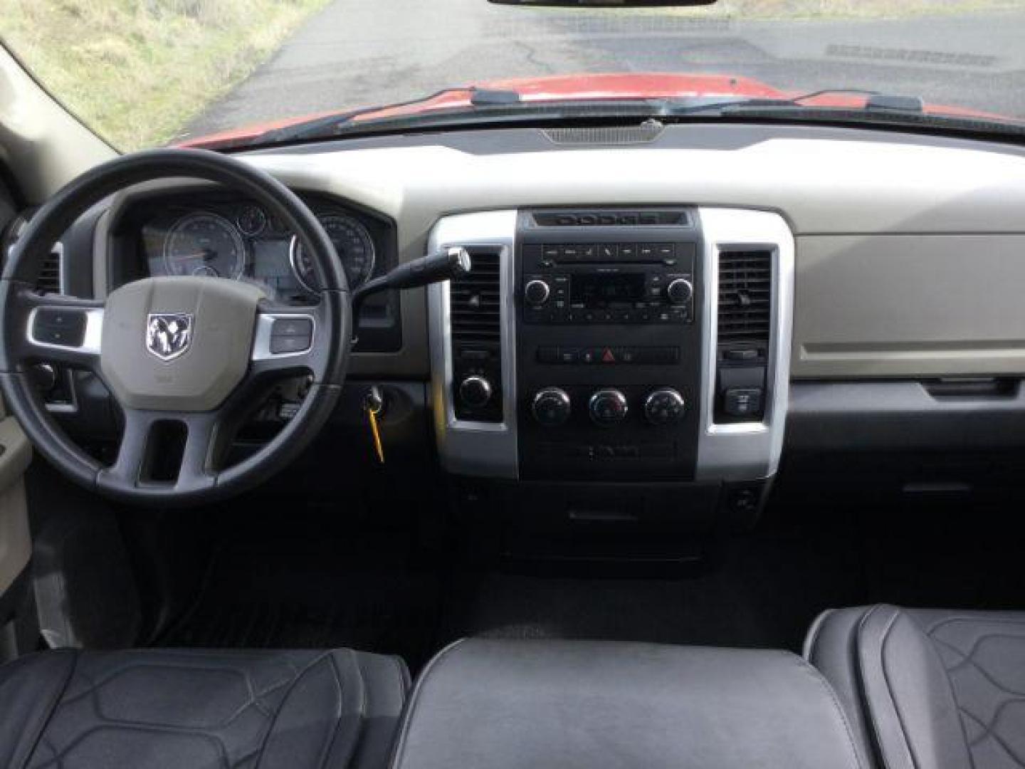 2011 Flame Red /Dark Slate/Medium Graystone Cloth Interior RAM 1500 SLT Quad Cab 4WD (1D7RV1GT9BS) with an 5.7L V8 OHV 16V engine, 5-Speed Automatic transmission, located at 1801 Main Street, Lewiston, 83501, (208) 743-9371, 46.417065, -117.004799 - Photo#20