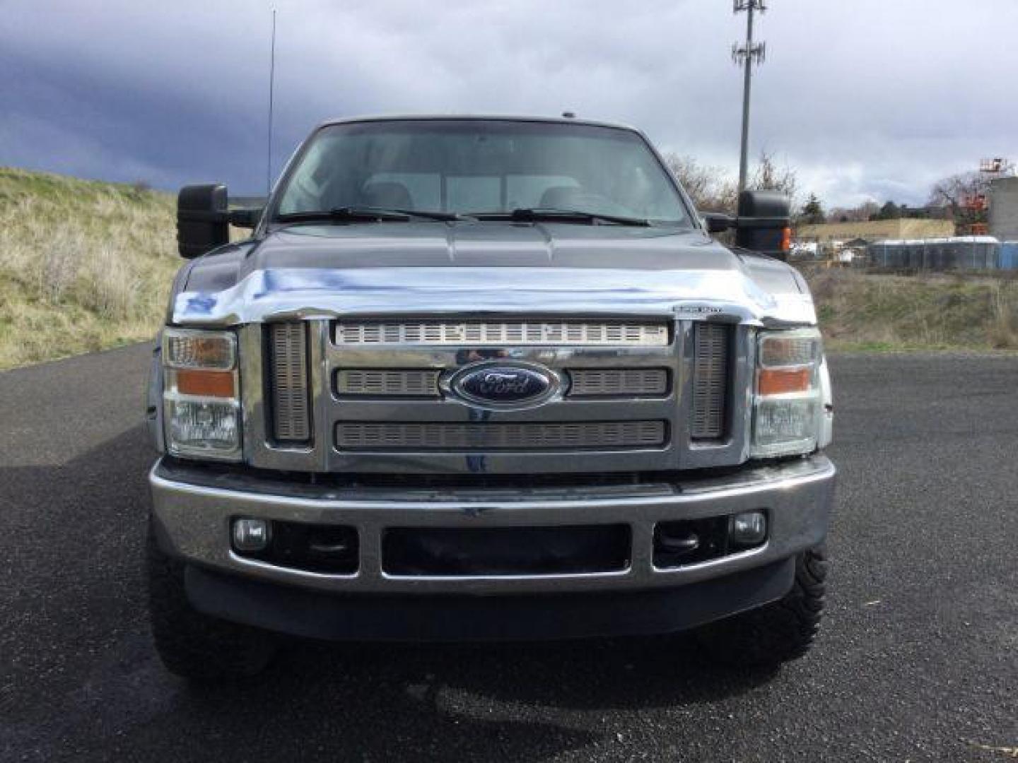 2010 Sterling Grey Metallic /Ebony Leather Interior Ford F-350 SD Lariat Crew Cab 4WD (1FTWW3BY5AE) with an 6.8L V10 SOHC 30V engine, 5-Speed Automatic transmission, located at 1801 Main Street, Lewiston, 83501, (208) 743-9371, 46.417065, -117.004799 - Photo#14