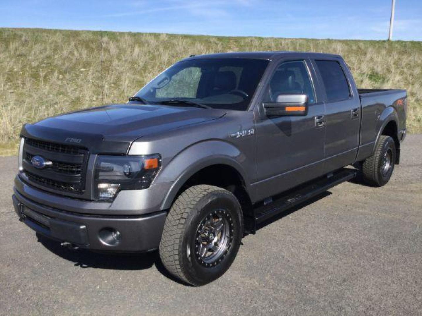 2013 GRAY /BLACK LEATHER Ford F-150 FX4 SuperCrew 6.5-ft. Bed 4WD (1FTFW1EF1DF) with an 5.0L V8 engine, 6-Speed Automatic transmission, located at 1801 Main Street, Lewiston, 83501, (208) 743-9371, 46.417065, -117.004799 - Photo#0