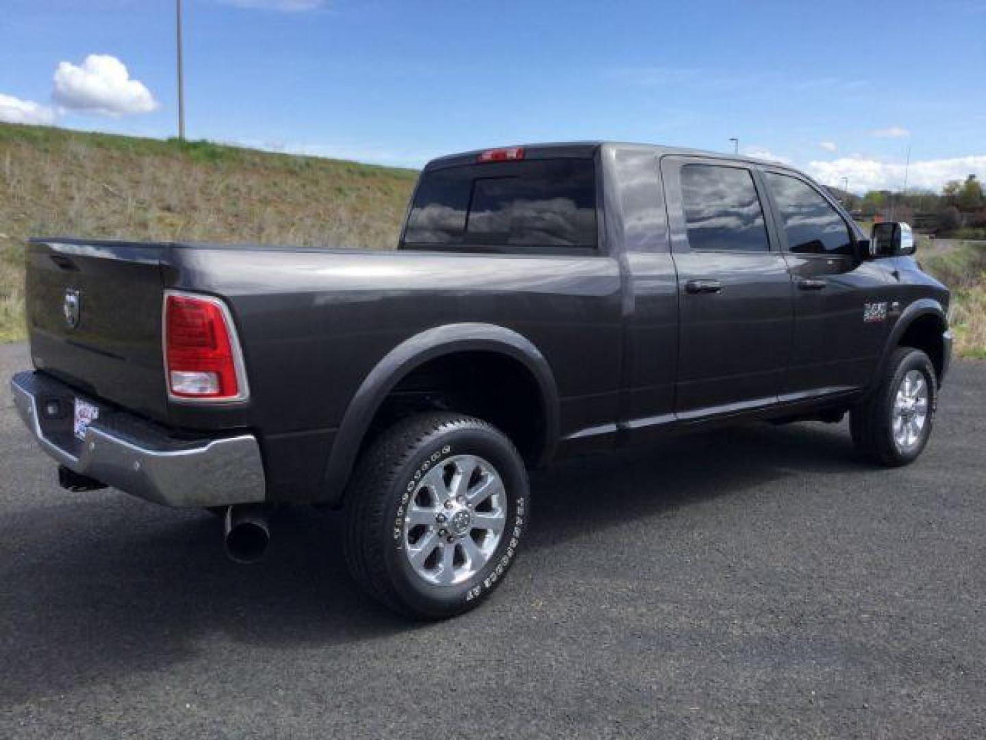 2017 Granite Crystal Metallic Clear Coat /Black, leather RAM 2500 Laramie Mega Cab 4WD (3C6UR5NL1HG) with an 6.7L L6 OHV 24V TURBO DIESEL engine, 6-Speed Automatic transmission, located at 1801 Main Street, Lewiston, 83501, (208) 743-9371, 46.417065, -117.004799 - Photo#13