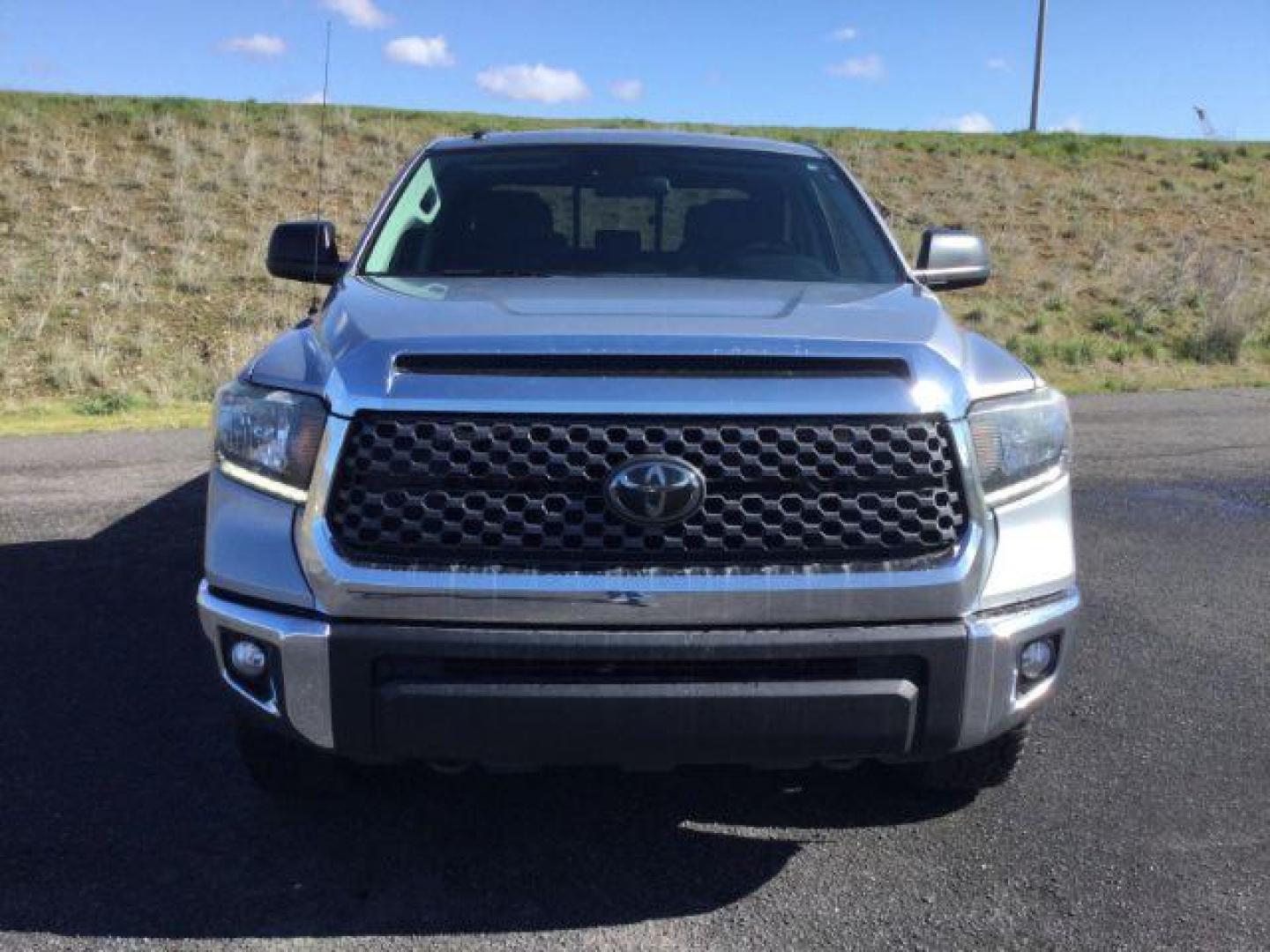 2018 Silver Sky Metallic /Black, cloth Toyota Tundra SR5 5.7L V8 Double Cab 4WD (5TFUY5F18JX) with an 5.7L V8 DOHC 32V engine, 6-Speed Automatic transmission, located at 1801 Main Street, Lewiston, 83501, (208) 743-9371, 46.417065, -117.004799 - Photo#10