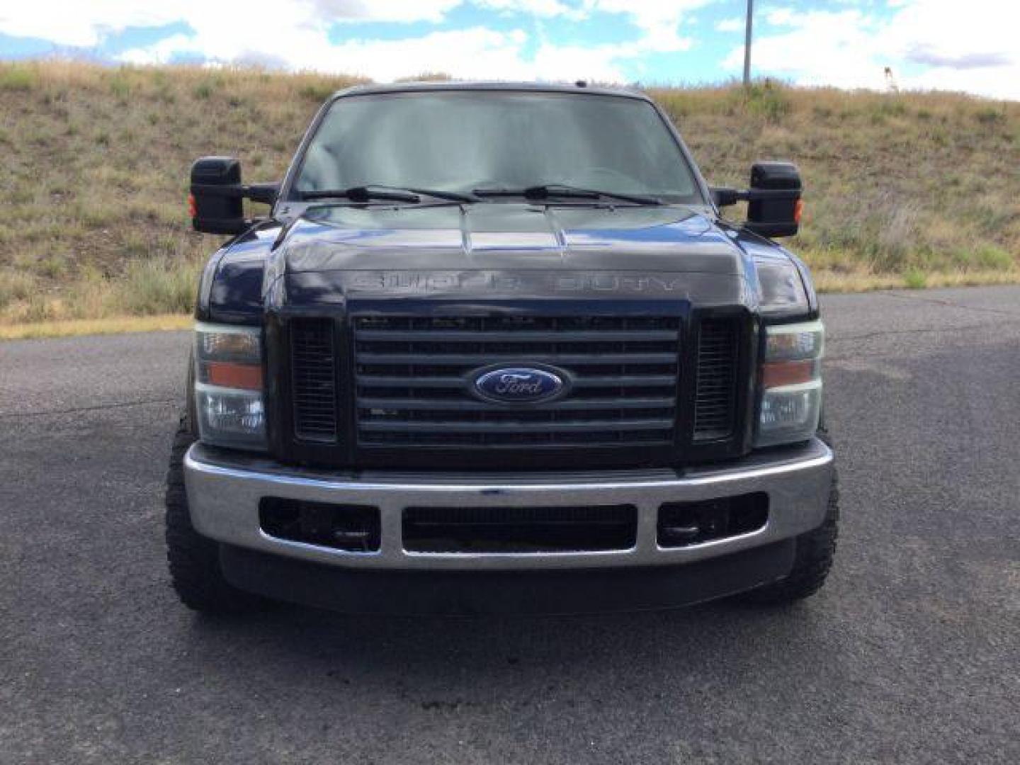 2008 Black /Ebony Leather Interior Ford F-350 SD Lariat Crew Cab 4WD (1FTWW31R28E) with an 6.4L V8 OHV 32V TURBO DIESEL engine, 5-Speed Automatic transmission, located at 1801 Main Street, Lewiston, 83501, (208) 743-9371, 46.417065, -117.004799 - Photo#10