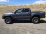 2019 Magnetic Gray Metallic /Black w/Caramel Accent Stitching, cloth Toyota Tacoma SR5 Double Cab Long Bed V6 6AT 4WD (5TFCZ5AN2KX) with an 3.5L V6 DOHC 24V engine, 6-Speed Manual Transmission transmission, located at 1801 Main Street, Lewiston, 83501, (208) 743-9371, 46.417065, -117.004799 - Photo#1