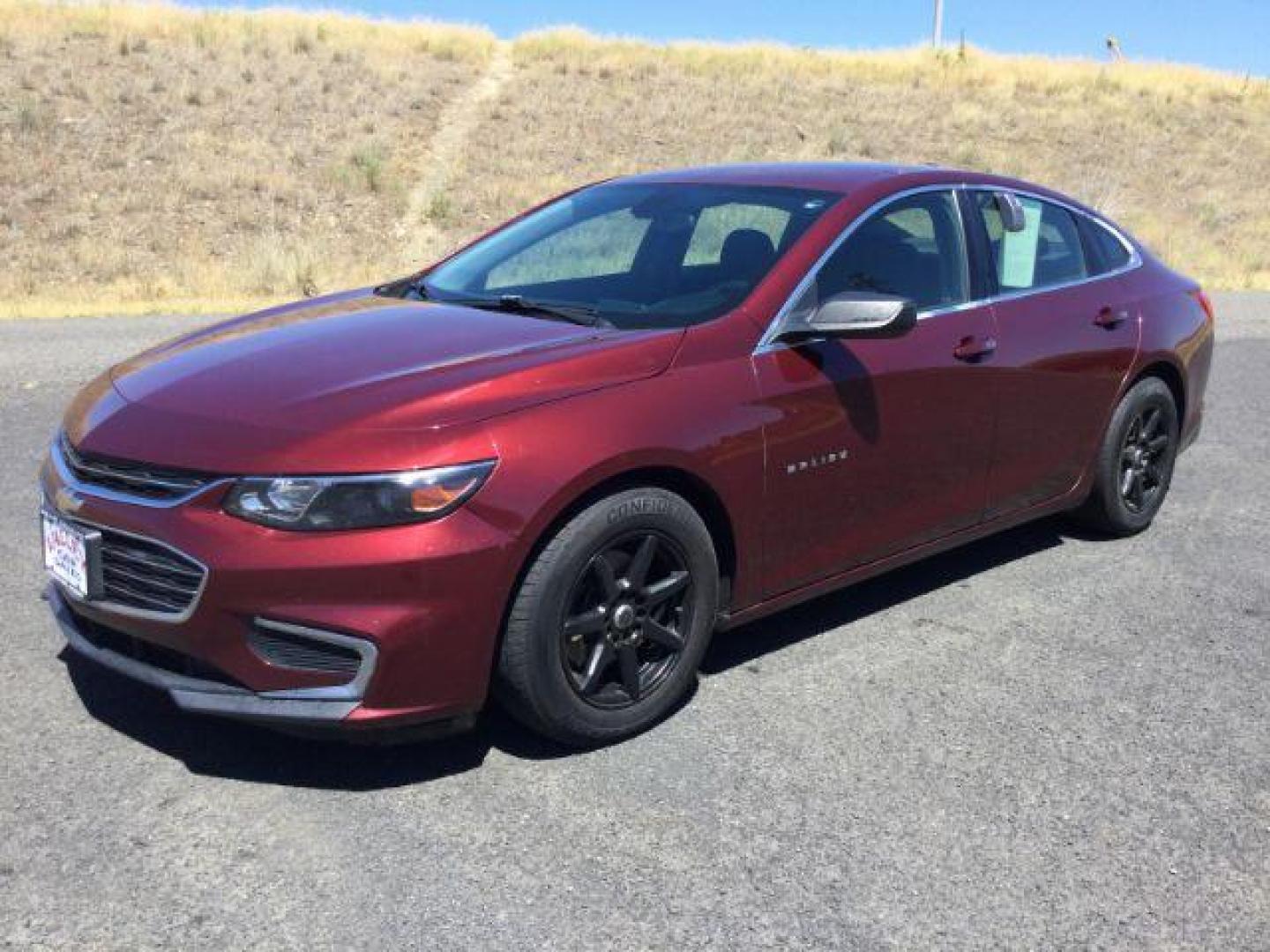 2016 Crystal Red Tintcoat /BLACK CLOTH Chevrolet Malibu LS (1G1ZB5ST5GF) with an 1.5L L4 DOHC 16V engine, 6-Speed Automatic transmission, located at 1801 Main Street, Lewiston, 83501, (208) 743-9371, 46.417065, -117.004799 - Photo#0