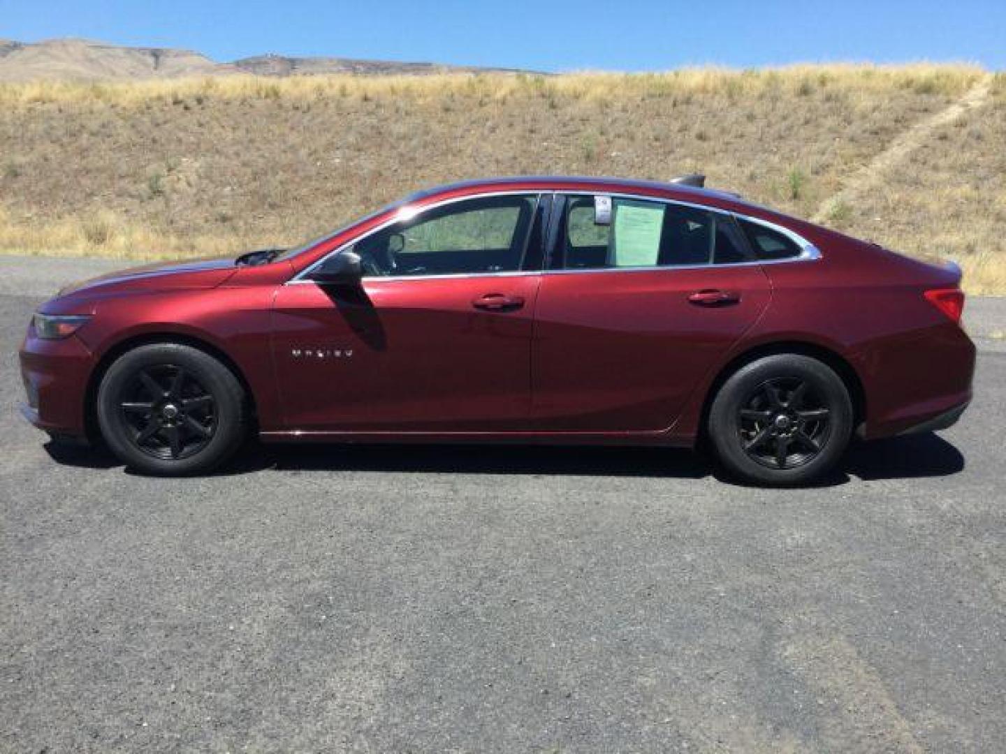 2016 Crystal Red Tintcoat /BLACK CLOTH Chevrolet Malibu LS (1G1ZB5ST5GF) with an 1.5L L4 DOHC 16V engine, 6-Speed Automatic transmission, located at 1801 Main Street, Lewiston, 83501, (208) 743-9371, 46.417065, -117.004799 - Photo#1