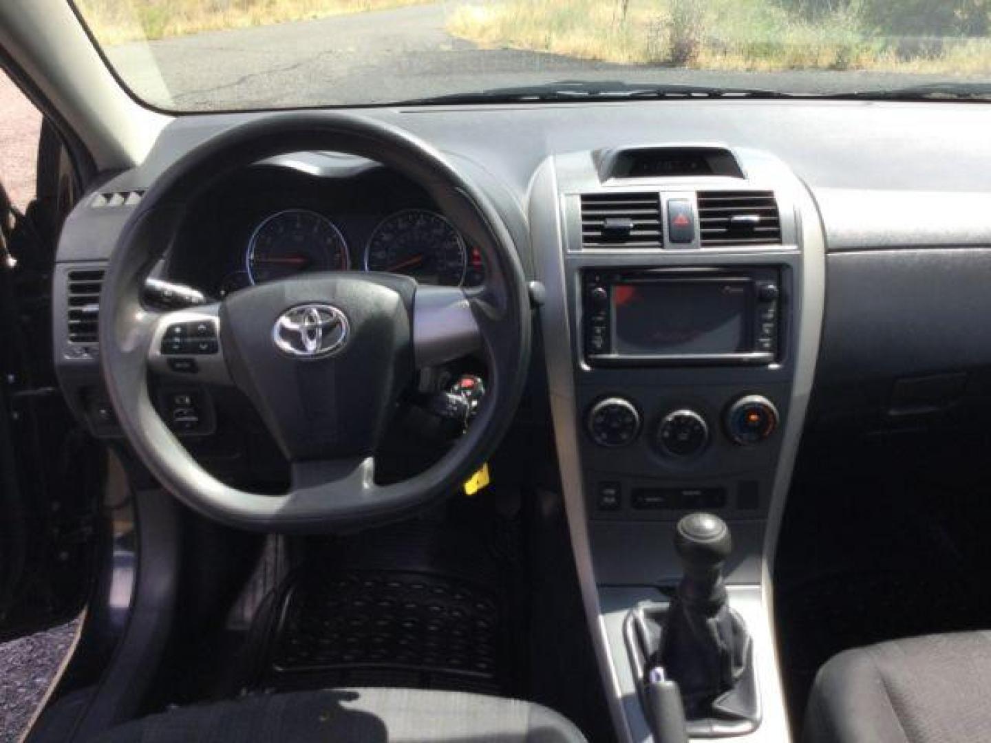 2013 Black Sand Pearl /Dark Charcoal Cloth Interior Toyota Corolla S 5-Speed MT (2T1BU4EE5DC) with an 1.8L L4 DOHC 16V engine, 5-Speed Manual transmission, located at 1801 Main Street, Lewiston, 83501, (208) 743-9371, 46.417065, -117.004799 - Photo#5