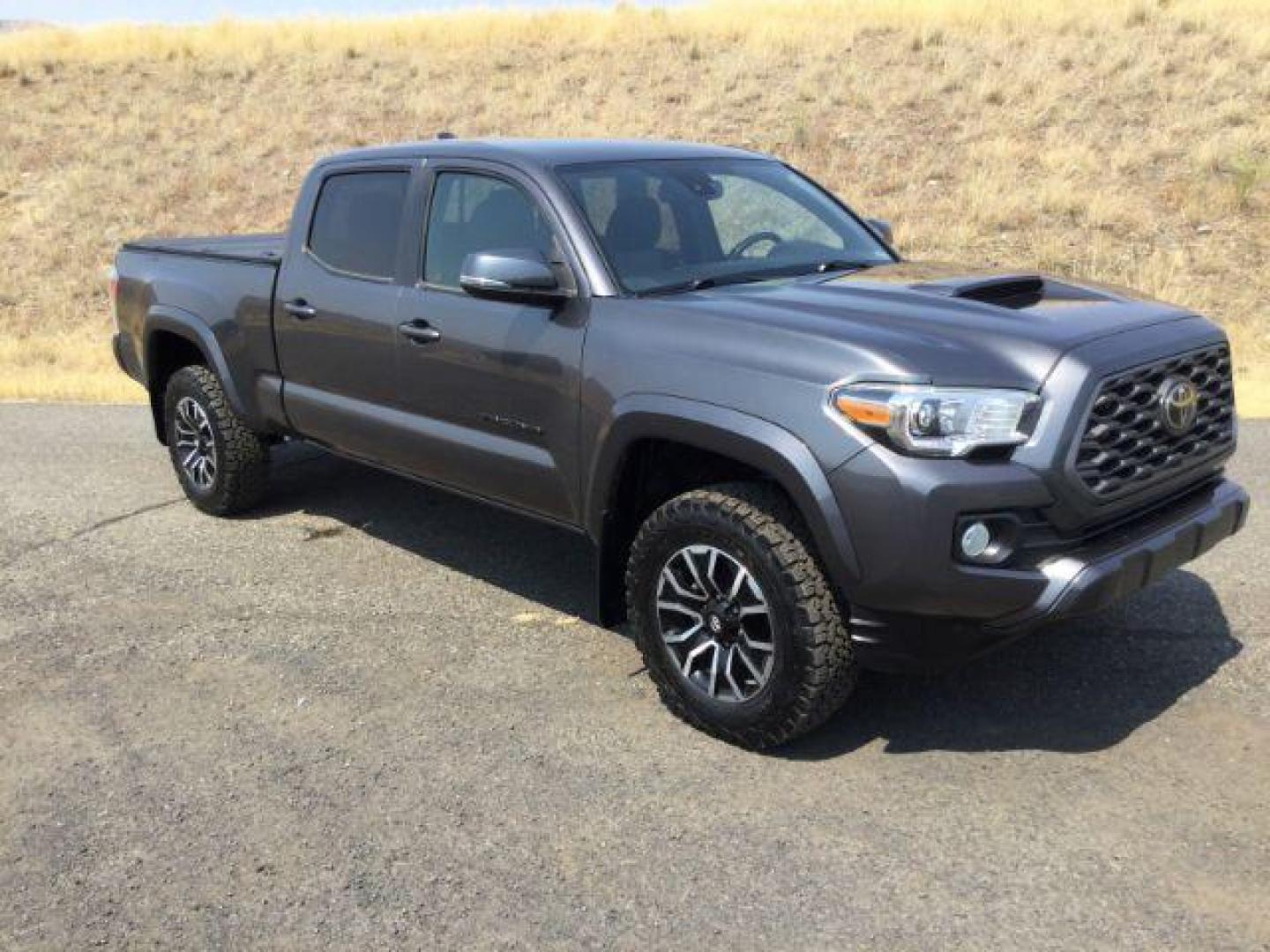 2020 Magnetic Gray Metallic /Cement Gray, cloth Toyota Tacoma SR5 Double Cab Super Long Bed V6 6AT 4WD (5TFDZ5BN7LX) with an 3.5L V6 DOHC 24V engine, 6-Speed Automatic transmission, located at 1801 Main Street, Lewiston, 83501, (208) 743-9371, 46.417065, -117.004799 - Photo#6