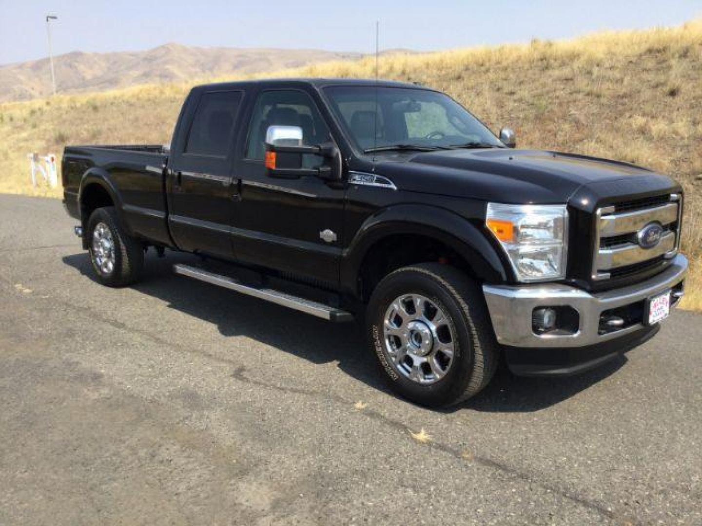 2016 BLACK /King Ranch Brown Leather Seats Ford F-350 SD King Ranch Long Bed Crew 4x4 (1FT8W3BT8GE) with an 6.7L V8 OHV 16V DIESEL engine, 6-Speed Automatic transmission, located at 1801 Main Street, Lewiston, 83501, (208) 743-9371, 46.417065, -117.004799 - Photo#11