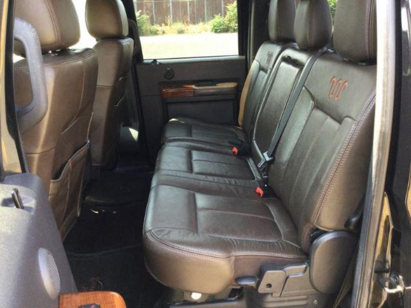 2016 BLACK /King Ranch Brown Leather Seats Ford F-350 SD King Ranch Long Bed Crew 4x4 (1FT8W3BT8GE) with an 6.7L V8 OHV 16V DIESEL engine, 6-Speed Automatic transmission, located at 1801 Main Street, Lewiston, 83501, (208) 743-9371, 46.417065, -117.004799 - Photo#4