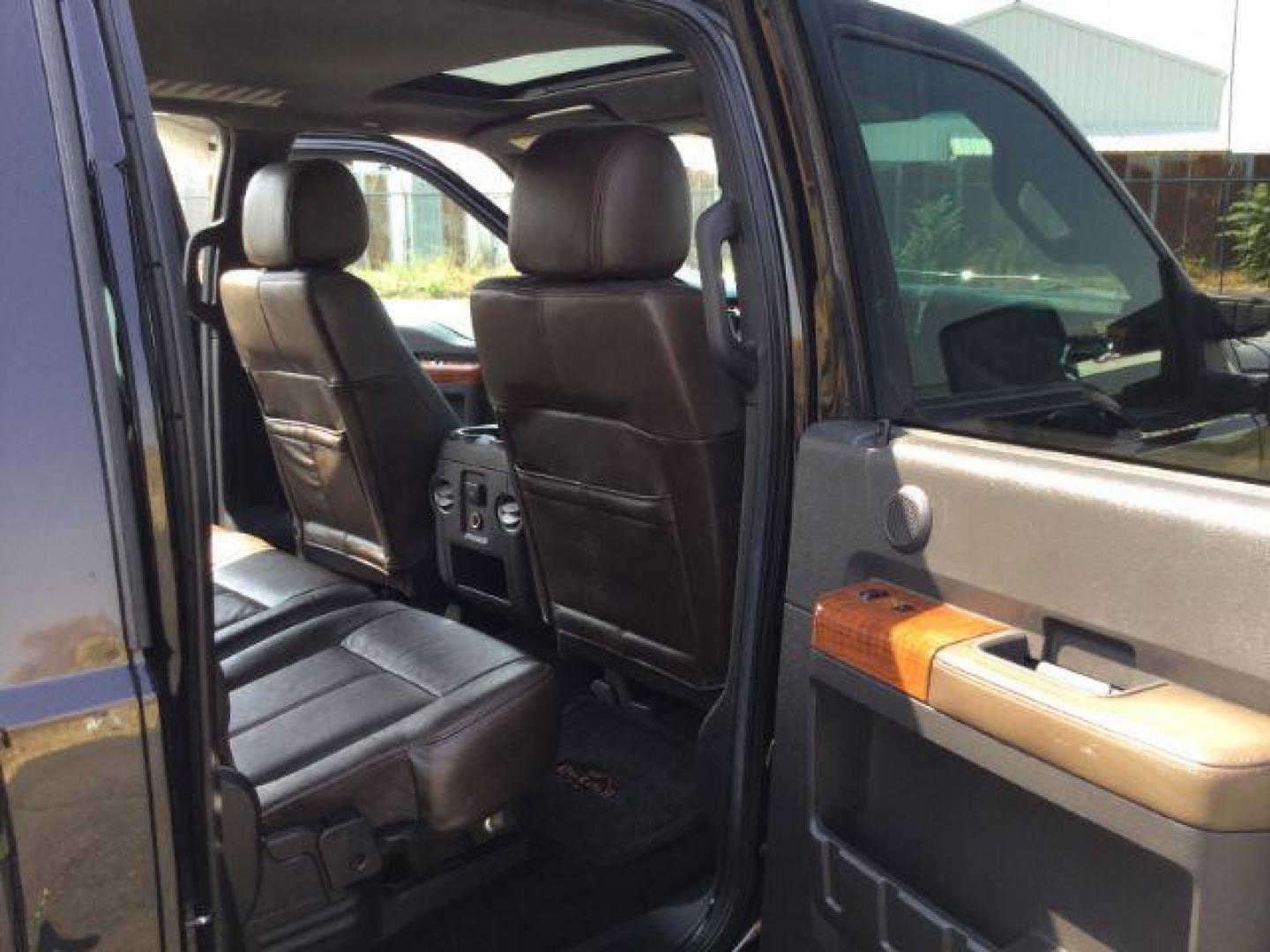 2016 BLACK /King Ranch Brown Leather Seats Ford F-350 SD King Ranch Long Bed Crew 4x4 (1FT8W3BT8GE) with an 6.7L V8 OHV 16V DIESEL engine, 6-Speed Automatic transmission, located at 1801 Main Street, Lewiston, 83501, (208) 743-9371, 46.417065, -117.004799 - Photo#7