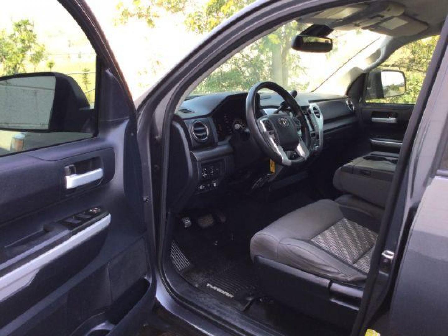 2019 Magnetic Gray Metallic /Graphite, cloth Toyota Tundra SR5 4.6L V8 CrewMax 4WD (5TFDM5F12KX) with an 4.6L V8 DOHC 32V engine, 6-Speed Automatic transmission, located at 1801 Main Street, Lewiston, 83501, (208) 743-9371, 46.417065, -117.004799 - Photo#3