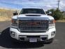 2018 White Frost Tricoat /Jet Black, leather GMC Sierra 3500HD Denali Crew Cab 4WD (1GT42YEY2JF) with an 6.6L V8 OHV 16 DIESEL engine, 6-Speed Automatic transmission, located at 1801 Main Street, Lewiston, 83501, (208) 743-9371, 46.417065, -117.004799 - Photo#17