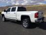 2018 White Frost Tricoat /Jet Black, leather GMC Sierra 3500HD Denali Crew Cab 4WD (1GT42YEY2JF) with an 6.6L V8 OHV 16 DIESEL engine, 6-Speed Automatic transmission, located at 1801 Main Street, Lewiston, 83501, (208) 743-9371, 46.417065, -117.004799 - Photo#2