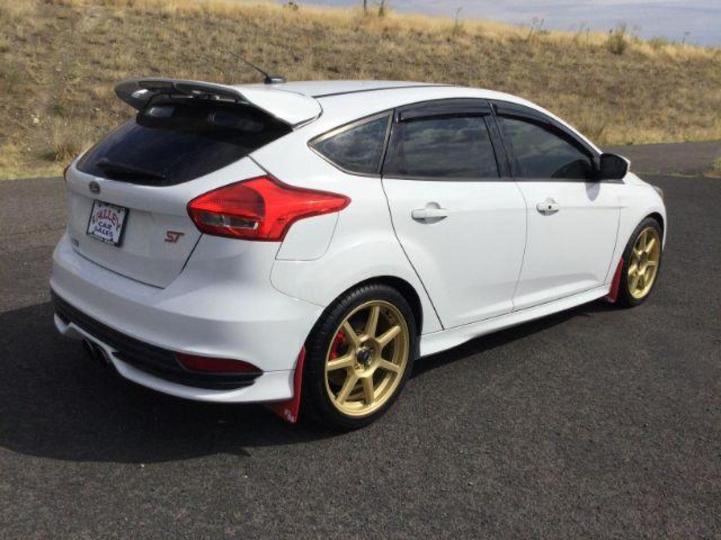 2017 Oxford White /Charcoal Black, leather Ford Focus ST Hatch (1FADP3L94HL) with an 2.0L L4 DOHC 16V engine, 6-Speed Manua transmission, located at 1801 Main Street, Lewiston, 83501, (208) 743-9371, 46.417065, -117.004799 - Photo#9