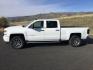 2018 Summit White /gray cloth Chevrolet Silverado 1500 Custom Crew Cab 4WD (3GCUKPEC9JG) with an 5.3L V8 OHV 16V engine, 6-Speed Automatic transmission, located at 1801 Main Street, Lewiston, 83501, (208) 743-9371, 46.417065, -117.004799 - Photo#1