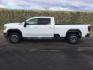 2022 Summit White /Jet Black GMC Sierra 3500HD SLE Crew Cab Long Box 4WD (1GT49TEY1NF) with an 6.6L V8 OHV 16V TURBO DIESEL engine, 6-Speed Automatic transmission, located at 1801 Main Street, Lewiston, 83501, (208) 743-9371, 46.417065, -117.004799 - Photo#1