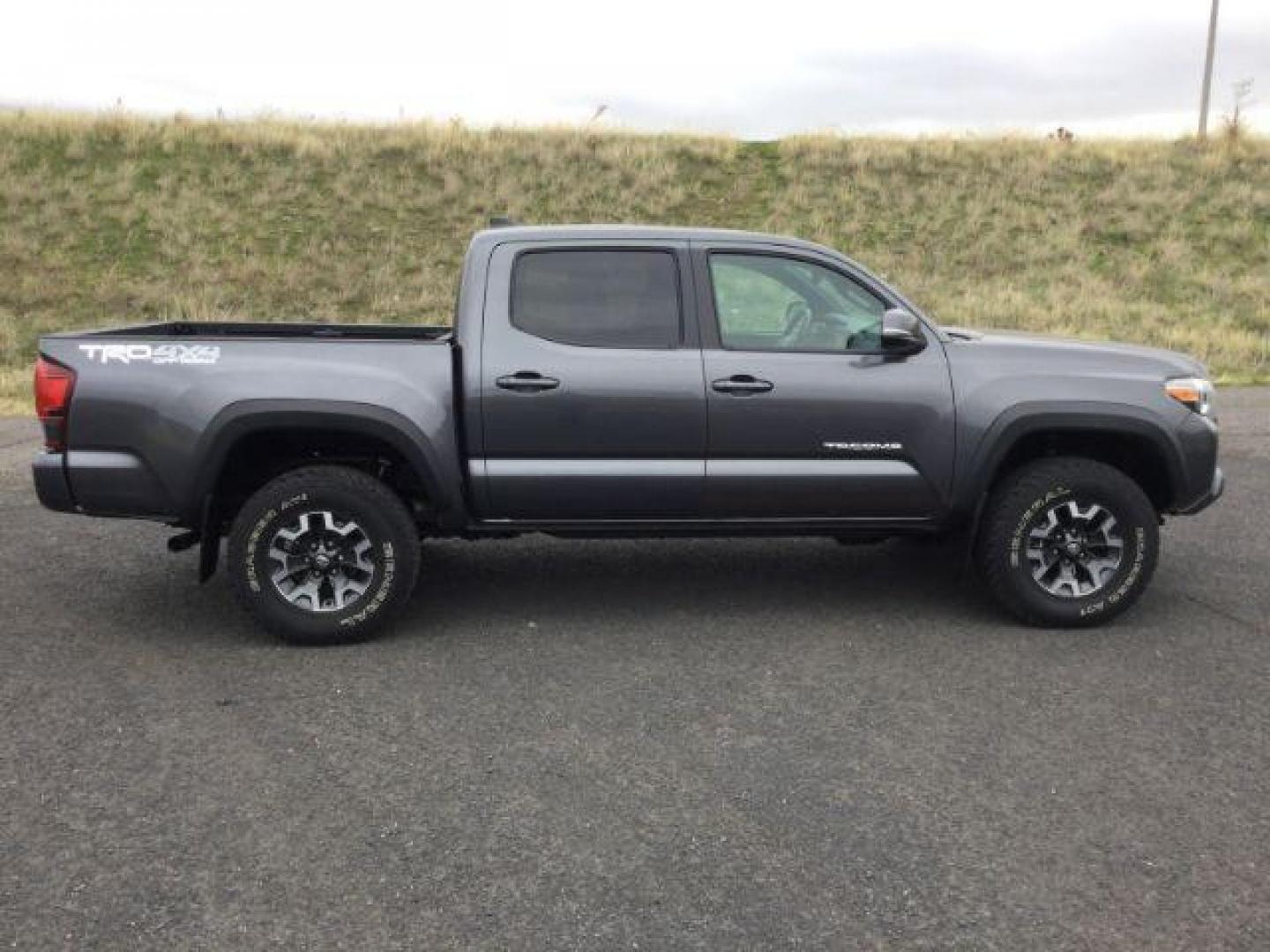 2018 Magnetic Gray Metallic /DARK GRAY CLOTH Toyota Tacoma TRD OFF ROAD DOUBLE CAB 4WD (5TFCZ5ANXJX) with an 3.5L V6 DOHC 24V engine, 6-Speed Automatic transmission, located at 1801 Main Street, Lewiston, 83501, (208) 743-9371, 46.417065, -117.004799 - Photo#10