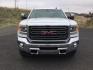 2018 Summit White /Jet Black, leather GMC Sierra 3500HD SLT Crew Cab 4WD (1GT42XCG2JF) with an 6.0L V8 OHV 16V FFV engine, 6-Speed Automatic transmission, located at 1801 Main Street, Lewiston, 83501, (208) 743-9371, 46.417065, -117.004799 - Photo#7