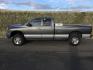 2004 Graphite Metallic/Bright Silver Metallic /Dark Slate Gray Leather Interior Dodge Ram 2500 Laramie Quad Cab Long Bed 4WD (3D7KU28C24G) with an 5.9L L6 OHV 24V TURBO DIESEL engine, 4-Speed Automatic transmission, located at 1801 Main Street, Lewiston, 83501, (208) 743-9371, 46.417065, -117.004799 - Photo#1