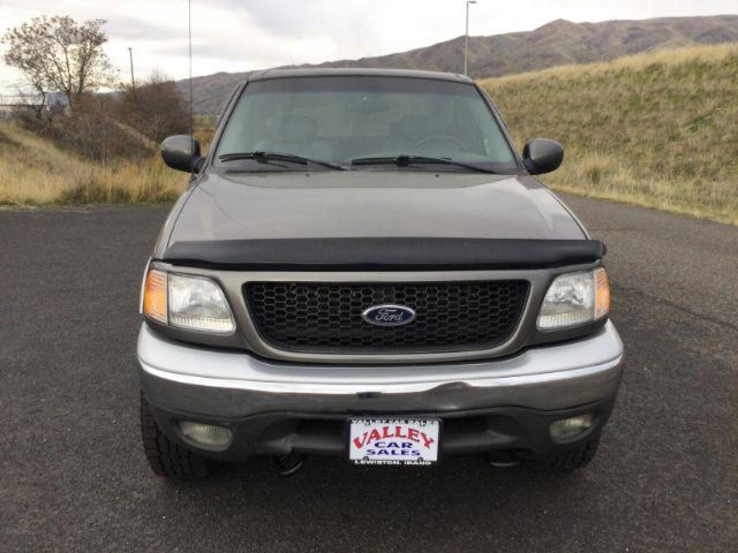 2002 Dark Shadow Gray Metallic/Silver Metallic /light gray leather Ford F-150 Lariat SuperCrew Short Bed 4WD (1FTRW08L32K) with an 5.4L V8 SOHC 16V engine, 4-Speed Automatic transmission, located at 1801 Main Street, Lewiston, 83501, (208) 743-9371, 46.417065, -117.004799 - Photo#18