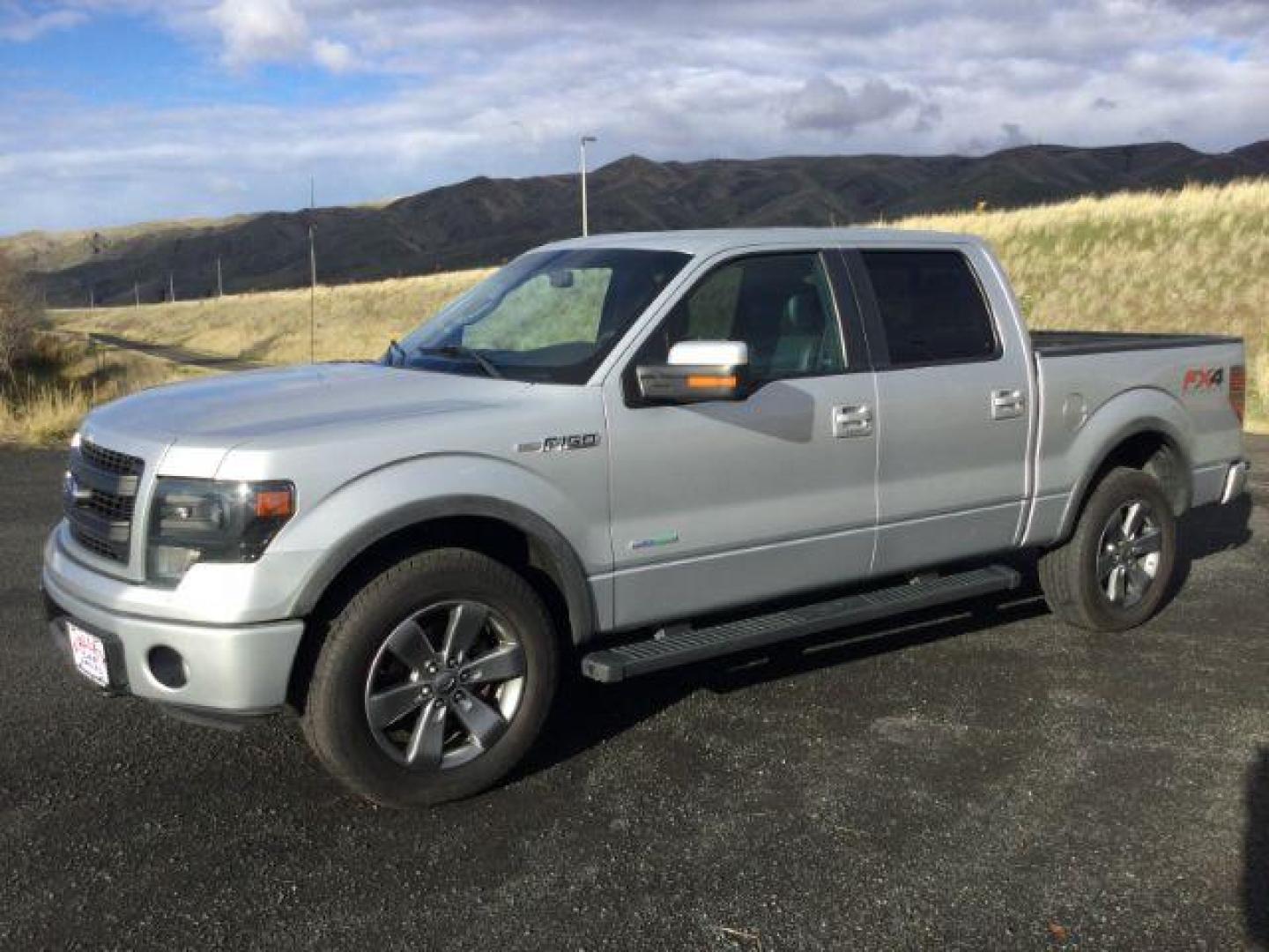 2013 SILVER /BLACK LEATHER Ford F-150 FX4 SuperCrew 5.5-ft. Bed 4WD (1FTFW1ET3DK) with an 3.5L V6 TURBO engine, 6-Speed Automatic transmission, located at 1801 Main Street, Lewiston, 83501, (208) 743-9371, 46.417065, -117.004799 - Photo#0