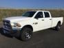 2018 Bright White Clear Coat /Black/Diesel Gray, cloth RAM 3500 Tradesman Crew Cab 4WD (3C63R3GL4JG) with an 6.7L L6 OHV 24V TURBO DIESEL engine, 6-Speed Manual Transmission transmission, located at 1801 Main Street, Lewiston, 83501, (208) 743-9371, 46.417065, -117.004799 - Photo#0