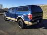 2011 Blue/Gold /Black Leather Interior Ford F-150 Lariat SuperCrew 5.5-ft. Bed 4WD (1FTFW1EF3BF) with an 5.0L V8 engine, 6-SPEED AUTOMATIC transmission, located at 1801 Main Street, Lewiston, 83501, (208) 743-9371, 46.417065, -117.004799 - Photo#2