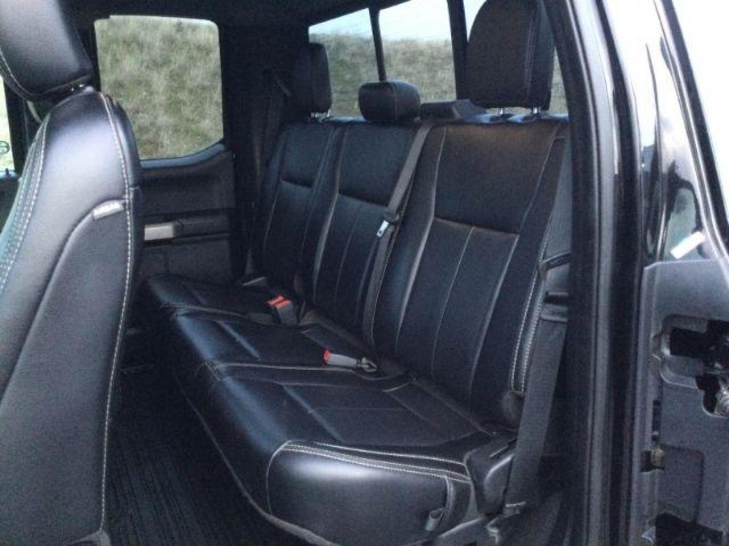 2020 Agate Black/Magnetic Metallic /Black, leather Ford F-350 SD Lariat SuperCab Long Bed 4WD (1FT8X3BT4LE) with an 6.7L V8 OHV 16V DIESEL engine, 10-speed automatic transmission, located at 1801 Main Street, Lewiston, 83501, (208) 743-9371, 46.417065, -117.004799 - Photo#13