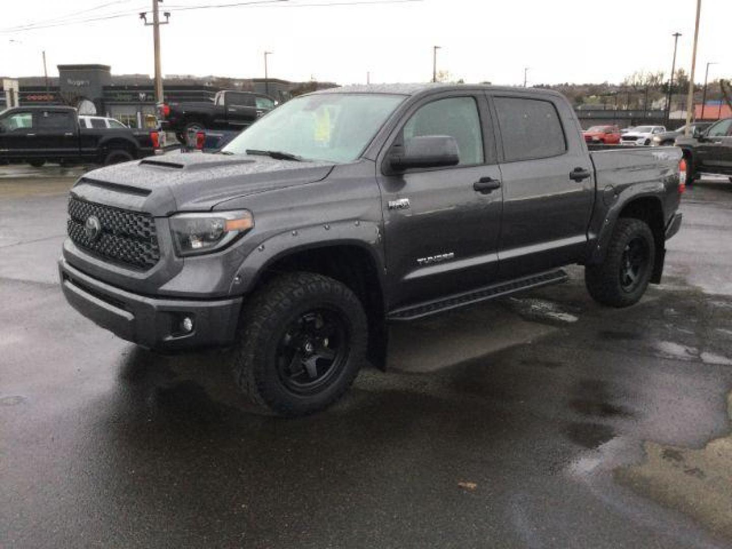 2021 Magnetic Gray Metallic /BLACK LEATHER TOYOTA TUNDRA Crew Max TRD Sport 4x4 (5TFDY5F13MX) with an 5.7 V8 engine, 6-Speed Automatic transmission, located at 1801 Main Street, Lewiston, 83501, (208) 743-9371, 46.417065, -117.004799 - Photo#28